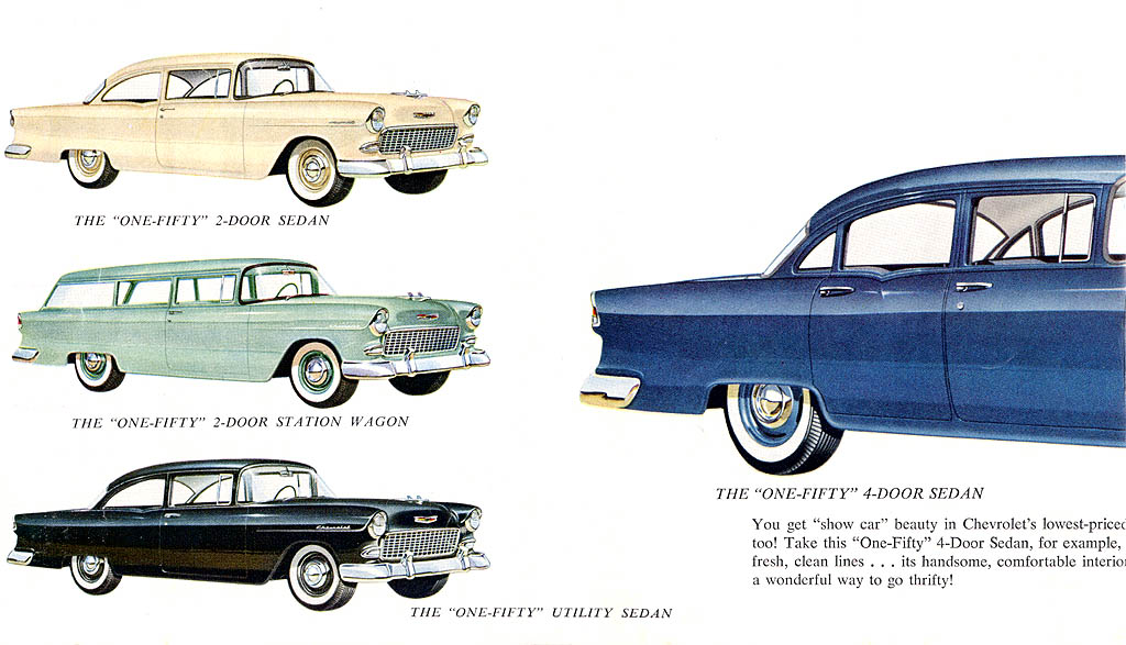 1955 Chevrolet Foldout Page 8